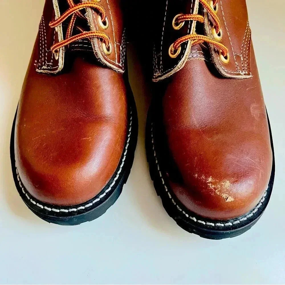 NWT Vintage The Gorilla Shoe Vibram Leather Boots - Picture 5 of 11